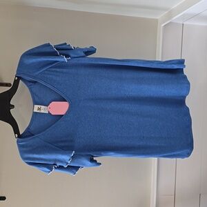 Sew in love blue top